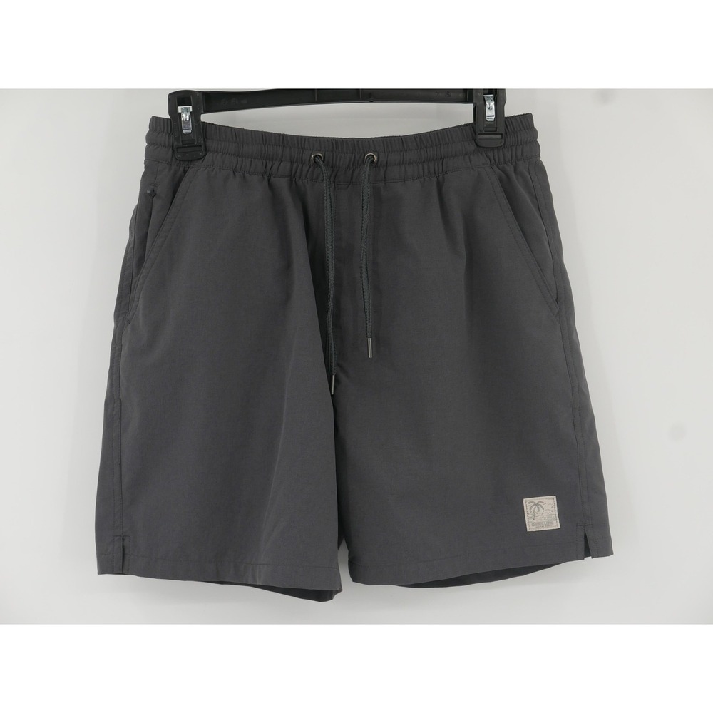 Marine Layer Swim Shorts Gray Mesh Lined Drawstring Men's Small 32W
